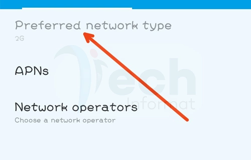 preferred network type