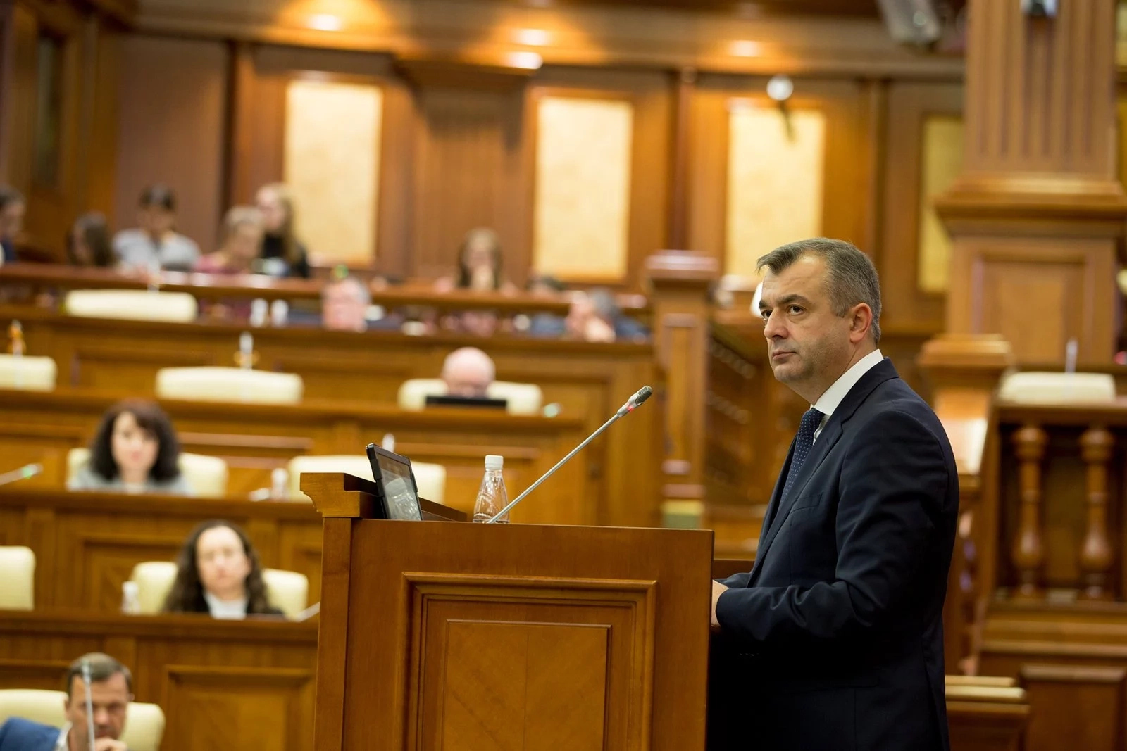 Discursul candidatului la funcția de prim-ministru al Republicii Moldova, Ion Chicu