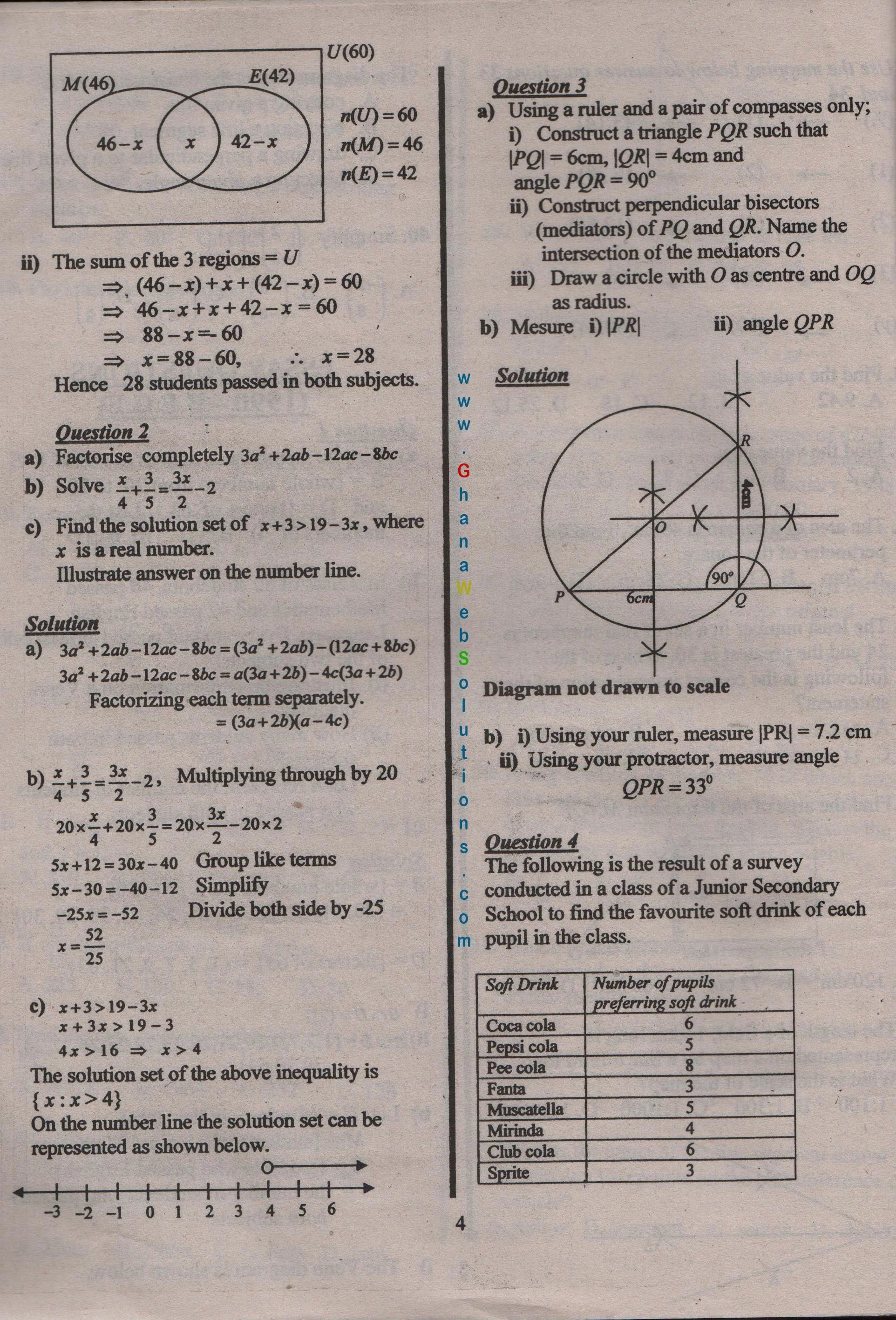 waec past questions and answers on further mathematics